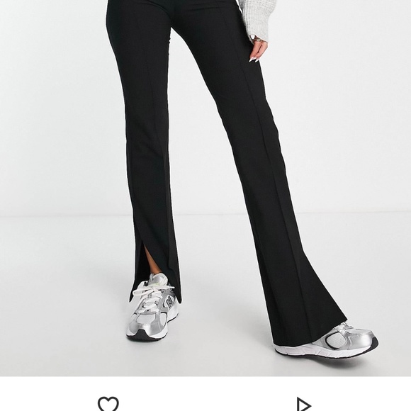 Pull&Bear Split Hem Tailored Pants - NWT - Picture 2 of 2